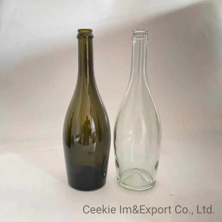 Ceekie Wholesale 750ml Champagne Pressure Proof Glass Bottle Wine Bottle