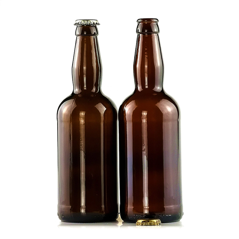 Empty 250ml 330ml 450ml 500ml 620ml 650ml 750ml Free Design Green Amber Brown Blue Soda Beer Glass Bottle Wholesale for Juice Drinks Lager Bier Glass Bottles