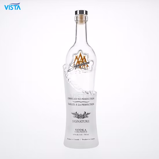 375 ml 500 ml 750 ml 35 cl 50 cl 75 cl High Flint Whisky Brandy Xo Wodka Teliqula Spirit Liquor Rum Wein Champagner Glasflasche für Korkverschluss Schraubverschluss