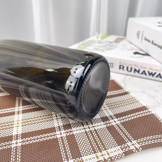 Beste Qualität Weinglasflasche Kundenspezifisches Champagnerglas Rotwein 750 ml Glasflasche Großhandel