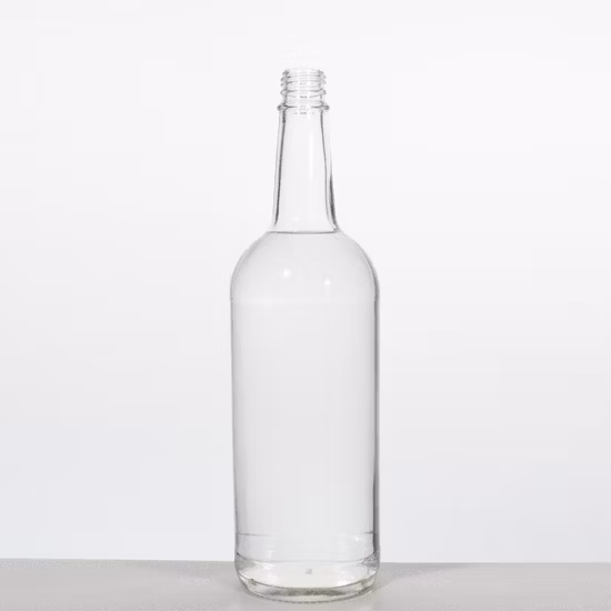Extra Flint Maßgeschneiderte 700 ml 750 ml Glasflasche für Rum Tequila Wodka Whiskey Brandy